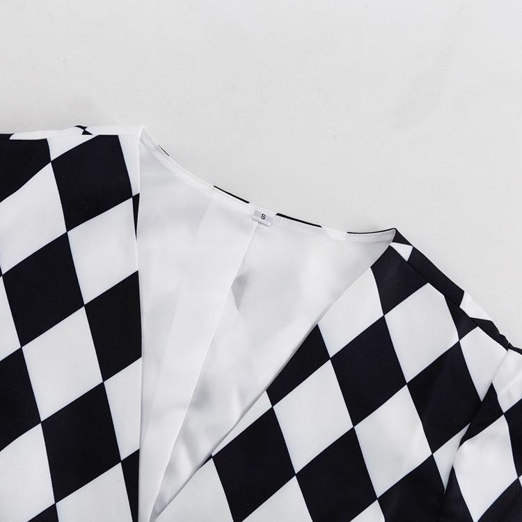 Harlequin Diamond Two-Piece Maxi Skirt Set