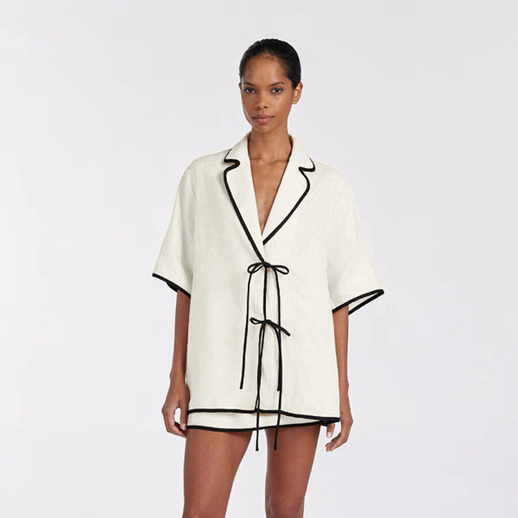 The Ivory Lounge Wrap Set