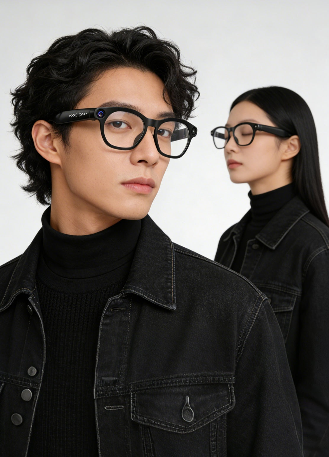 Smart Camera Glasses – Bluetooth Audio & Interchangeable Lenses