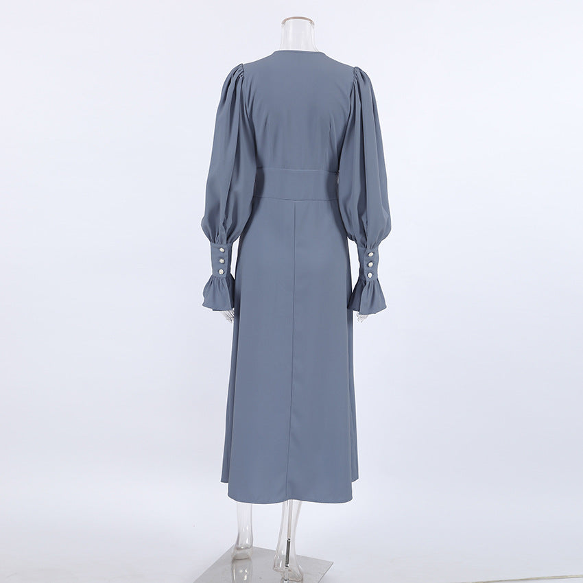 Amélie V-Neck Midi Dress