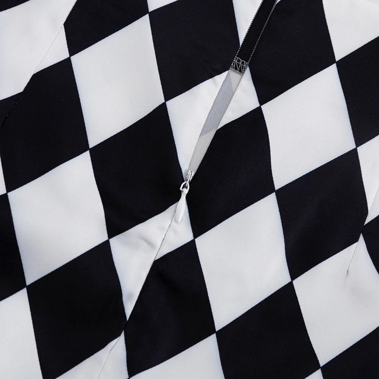 Harlequin Diamond Two-Piece Maxi Skirt Set