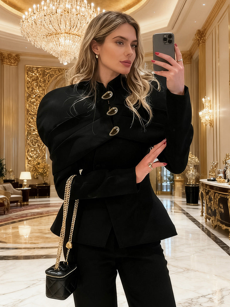 Petite Bouclé Jacket | Noir