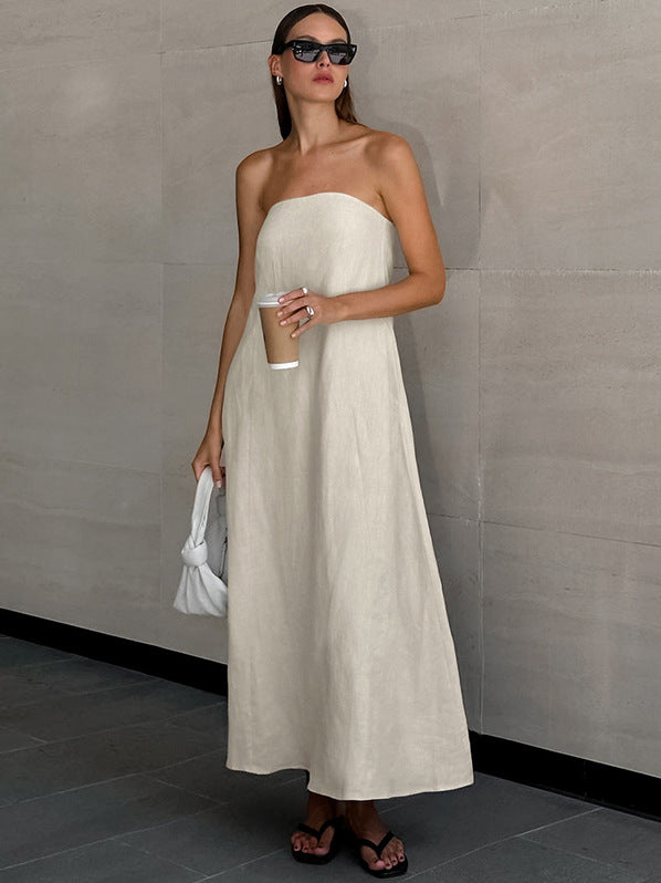 White Street Off Shoulder Dress