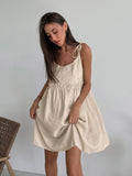 French Khaki Cami Sundress