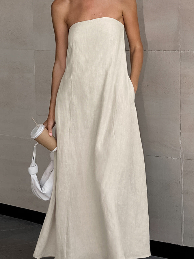 White Street Off Shoulder Dress