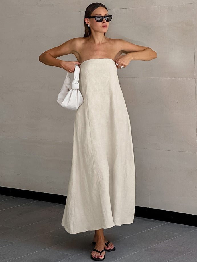 White Street Off Shoulder Dress