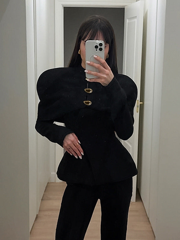 Petite Bouclé Jacket | Noir