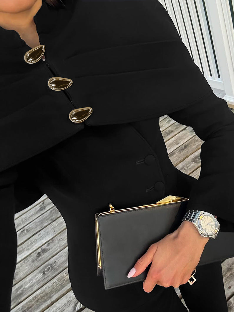 Petite Bouclé Jacket | Noir