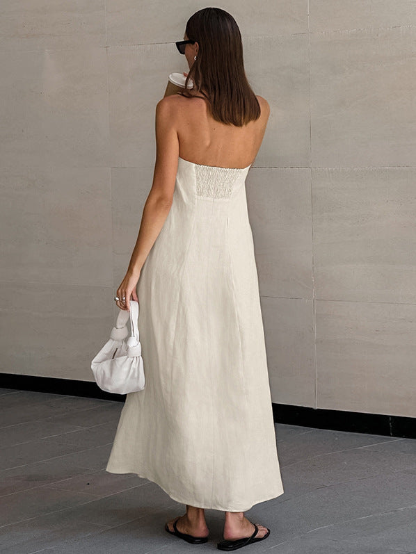 White Street Off Shoulder Dress