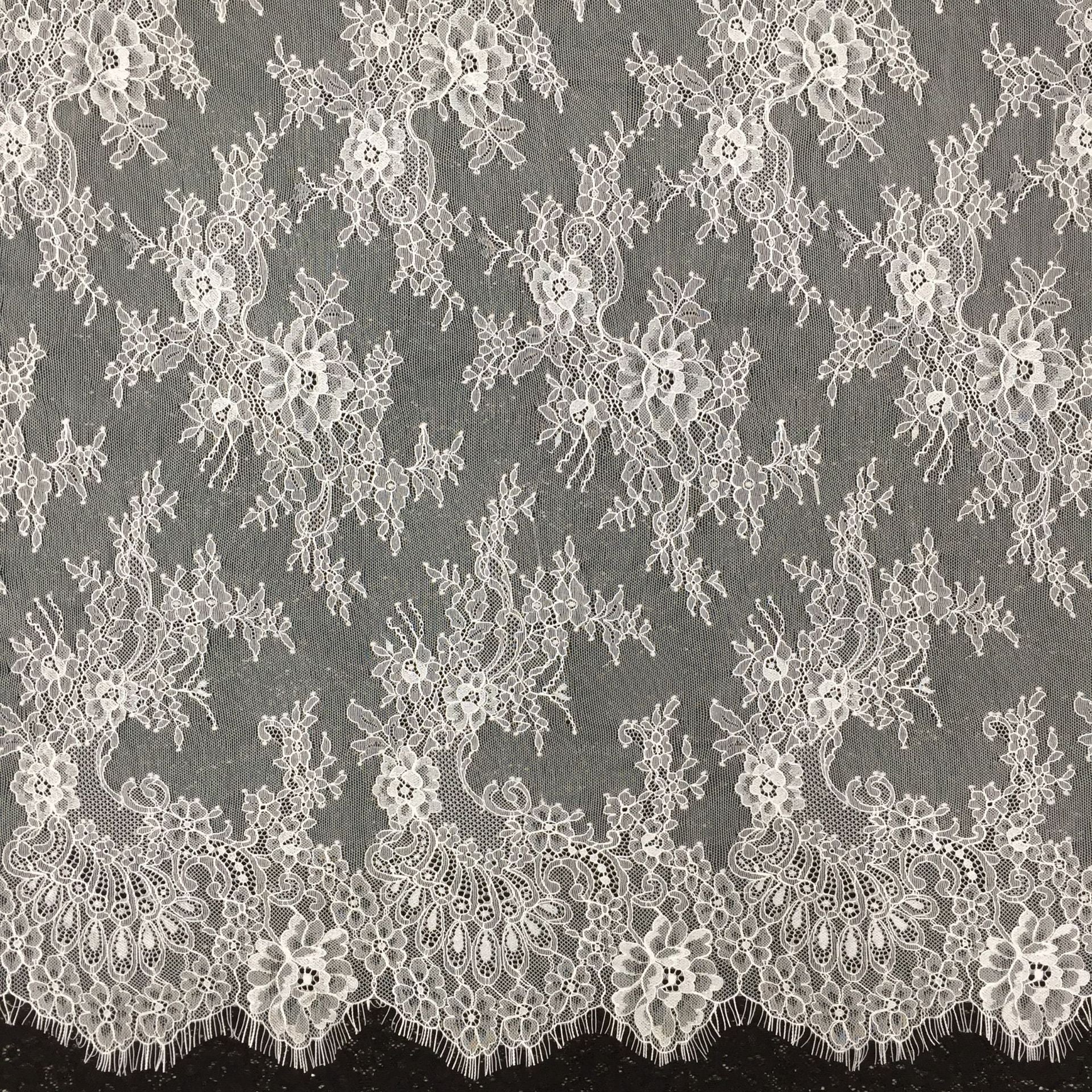 Sheer Lace Long-Sleeve Top