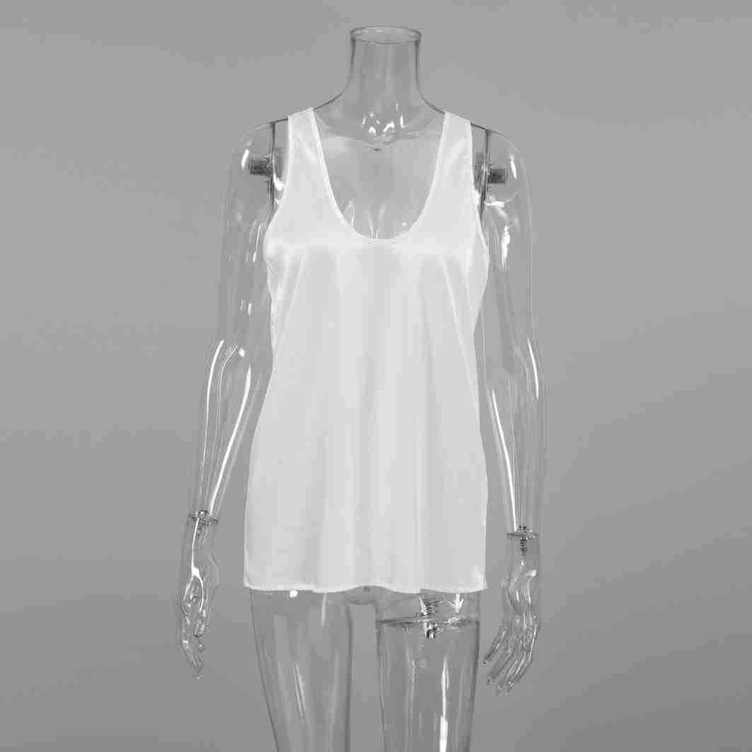 Satin U-Neck Top