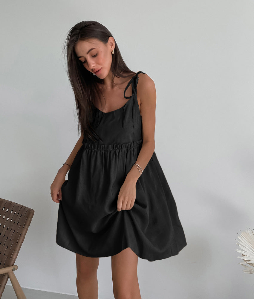 French Khaki Cami Sundress