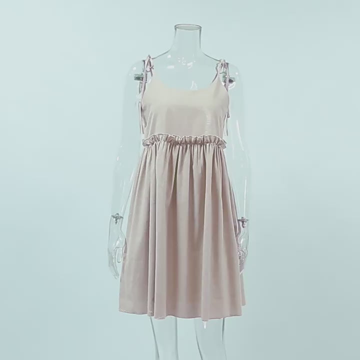 French Khaki Cami Sundress