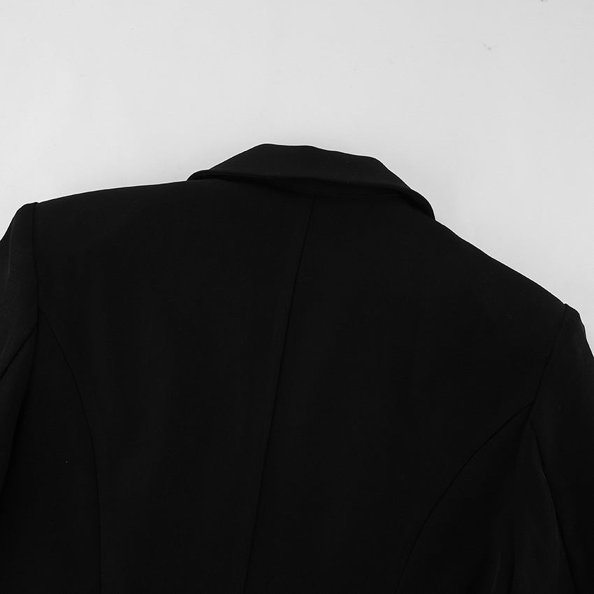 Lace Trim Power Blazer